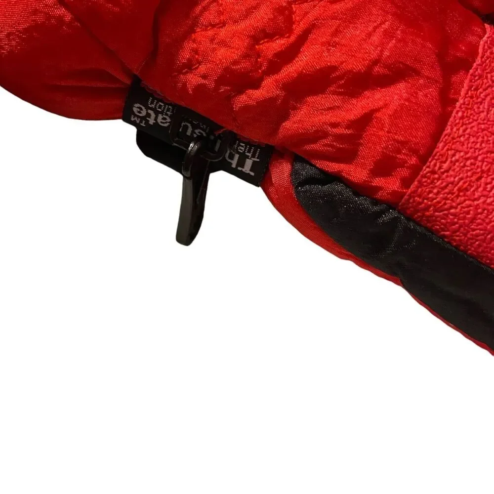 #6177 Thinsulate Red Ski Snow Gloves size L